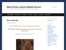 Tablet Screenshot of middleschool.wplsf.com